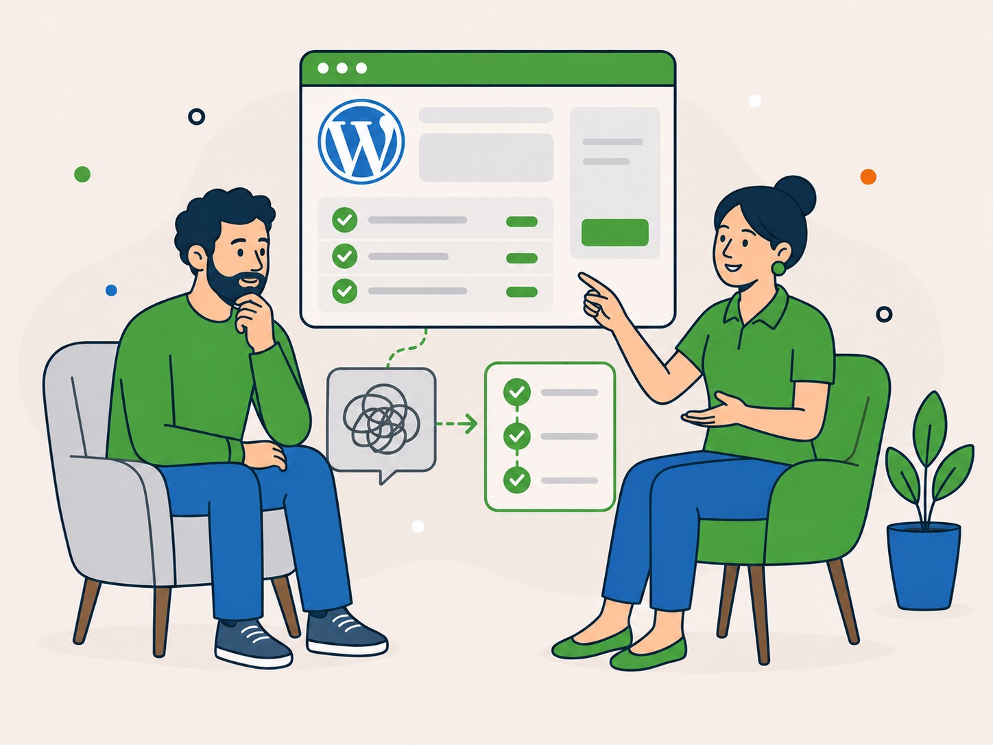 Newt Labs adviser turning a confusing website issue into clear, practical WordPress next steps.