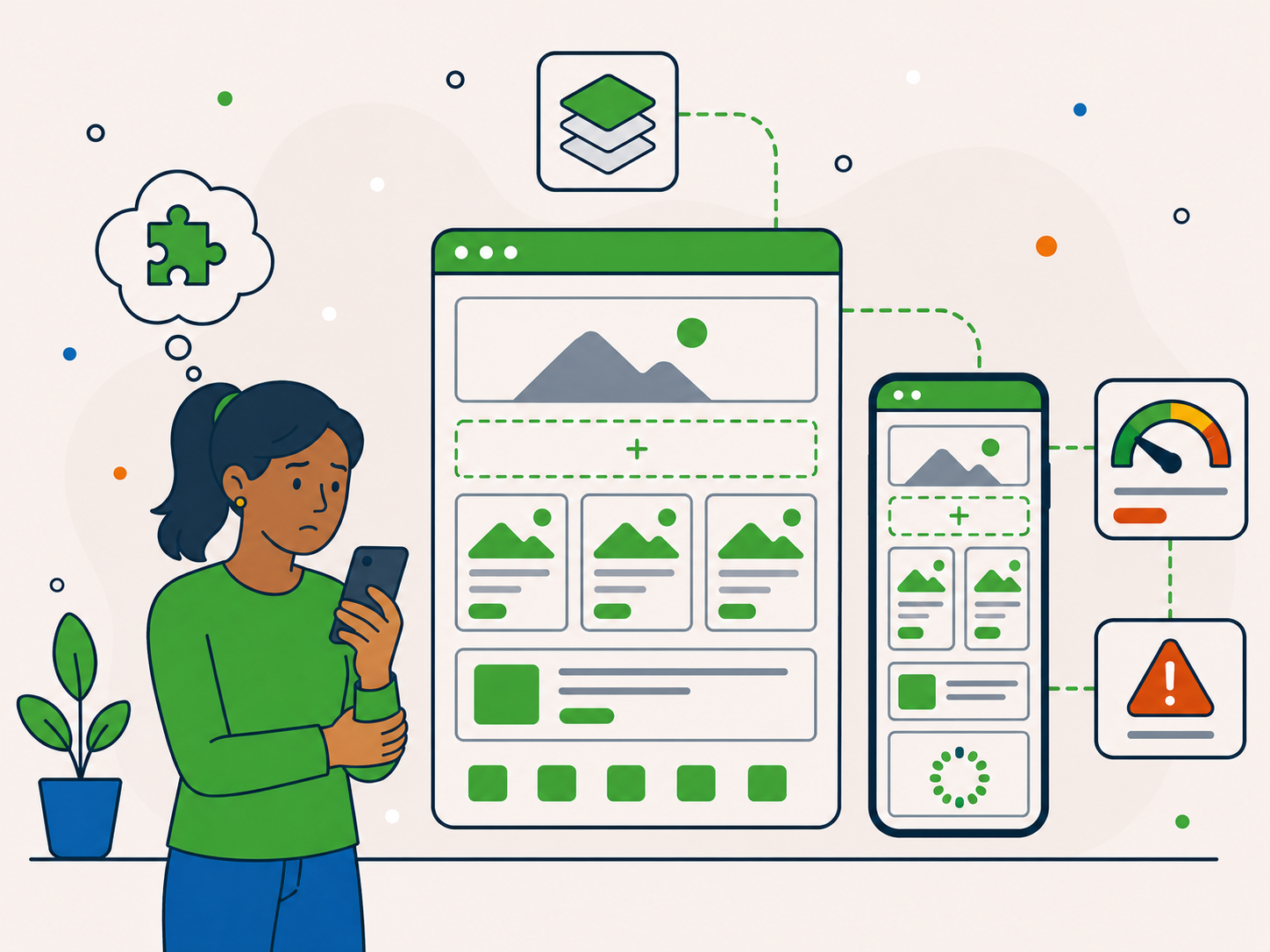 Website owner reviewing theme and builder overhead affecting mobile WordPress performance.