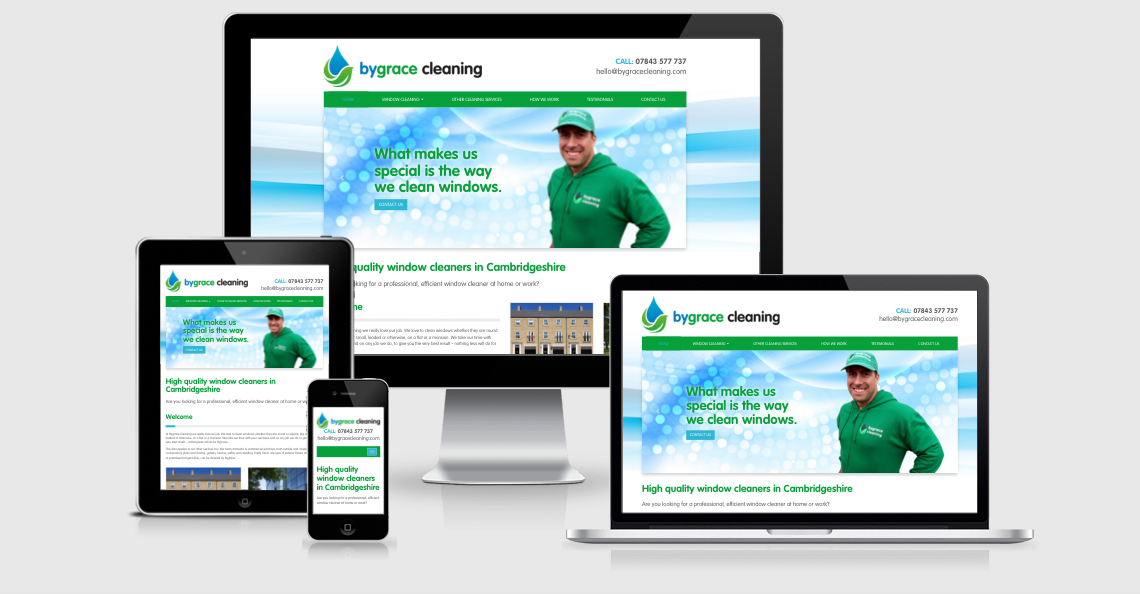 bygrace cleaning web design