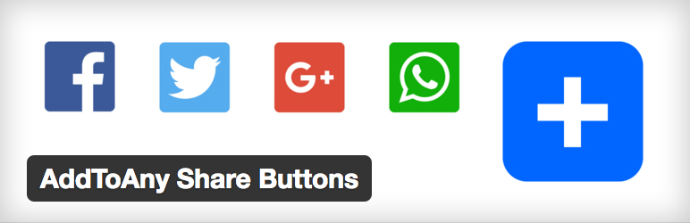 add to any share buttons plugin