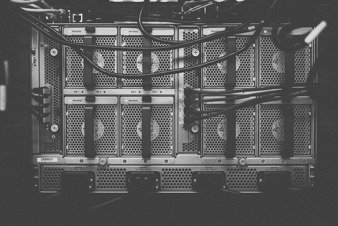 servers in racks